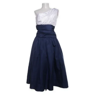 Avondjurk (Wit, Blauw) van John Charles Acetaat, Polyester