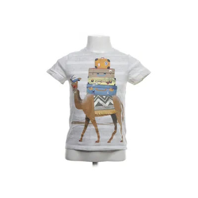 T-shirt (Wit, Grijs) van C&A Katoen, Viscose