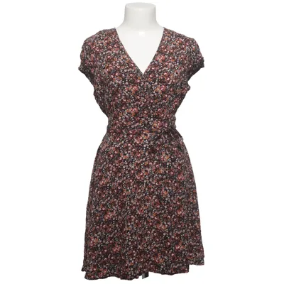 Robe portefeuille (Noir, Multicolore) de Peacocks Viscose