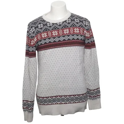 Christmas sweater (White, Red, Black) from Lindbergh White Acrylic, Cotton