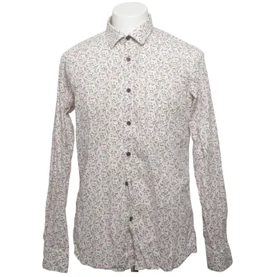 Shirt (White, Multicolored) from Dstrezzed Cotton, Elastane