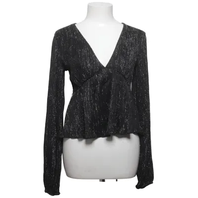 Omlottblus (Svart, Silverfärgad) från Gina Tricot Metallfiber, Polyester