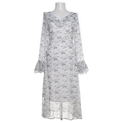 Jurk (Wit, Zwart) van Dazy Polyester, Katoen