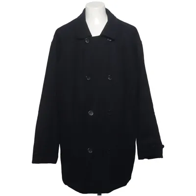 Pea coat (Black) from Rappson Polyester, Viscose, Wool