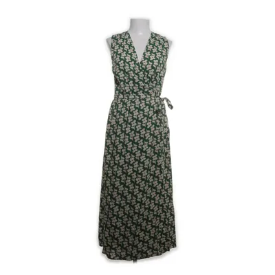 Wrap dress (Green, White) from Thinking Mu Viscose