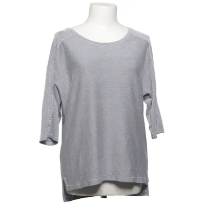 Long sleeve T-shirt (Blue, White) from Christian Siriano Elastane, Polyester, Viscose