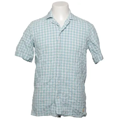 Chemise à manches courtes (Bleu, Blanc) de Armor Lux Coton, Élasthane, Viscose