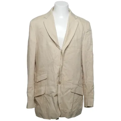 Blazer (Beige) van Crew Clothing Co. Acetaat, Linnen