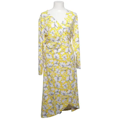Wrap dress (Yellow, White, Gray) from Hängmatta Cotton, Elastane