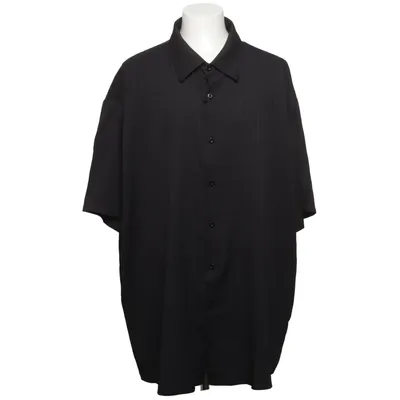 Kortärmad skjorta (Svart) Elastan, Polyester