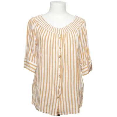 Blouse (White, Brown) from Koton Viscose