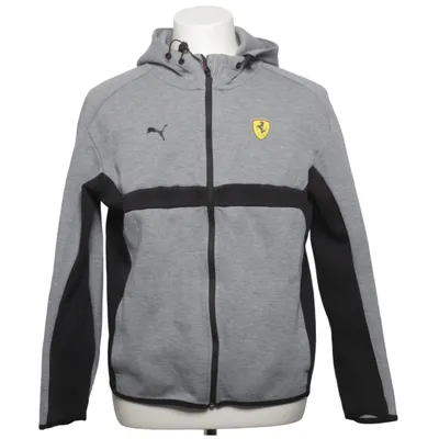 Sweat à capuche (Gris, Noir) de Puma Coton, Polyester