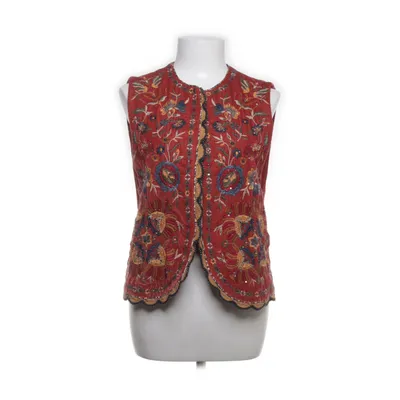 Vest (Red, Multicolored) from Zara Woman Premium Collection Cotton