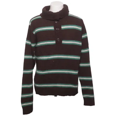 Pull-over (Marron, Vert, Blanc) de Marwin Sports Polyamide, Laine
