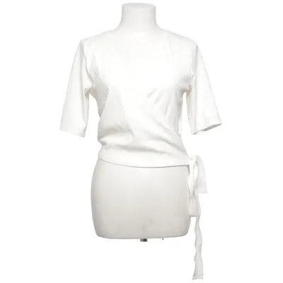 Wickeltop (Weiß) von Hailys Baumwolle, Elasthan, Polyester