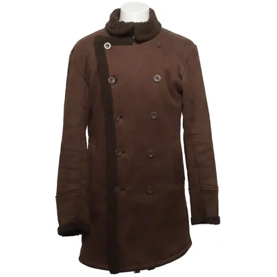 Shearling jacket (Brown) from Indigo Polyester
