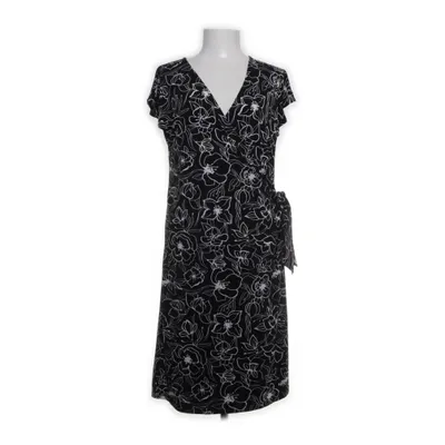 Omlottklänning (Svart, Vit) från Mom by Lindex Elastan, Polyester