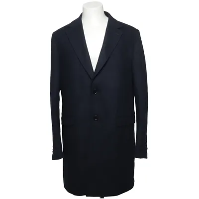 Coat (Blue) from D+LJ Polyester, Viscose, Wool