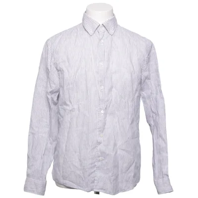 Shirt (Blue, White) from Asket Linen