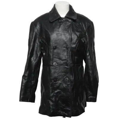 Läderkappa (Svart) från Severin Skinn, Polyester