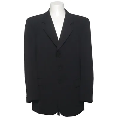 Kavaj (Svart) från Giuliano Polyester, Ull