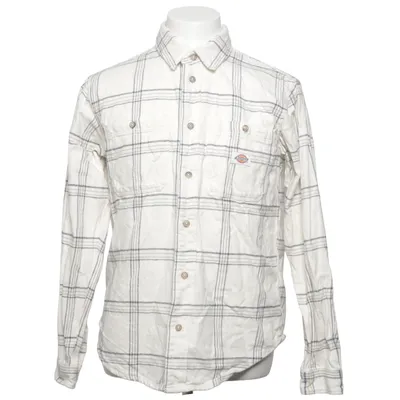 Flannel shirt (White, Blue) from Dickies Cotton