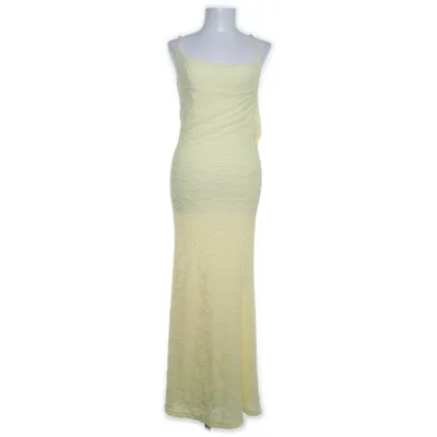 Kjole (Gul) fra Shein Elastan, Polyester