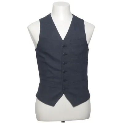 Suit vest (Blue) from Riley Polyester, Viscose, Wool