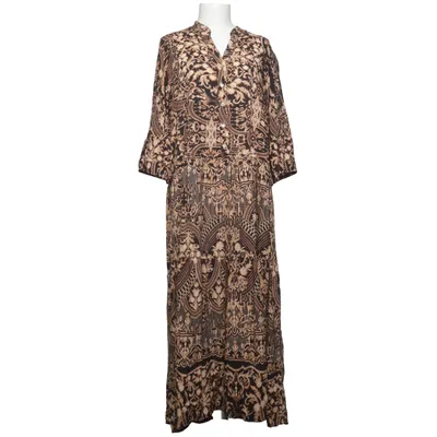 Maxi jurk (Zwart, Beige) van Define Viscose