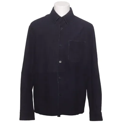 Skjorte (Blå) fra Zara Leather Collection Læder
