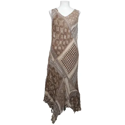Robe longue (Marron, Beige, Multicolore) de In Linea