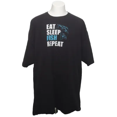 T-shirt (Zwart) van Hanes