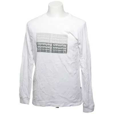 T-shirt à manches longues (Blanc) de Pas Normal Studios Coton biologique