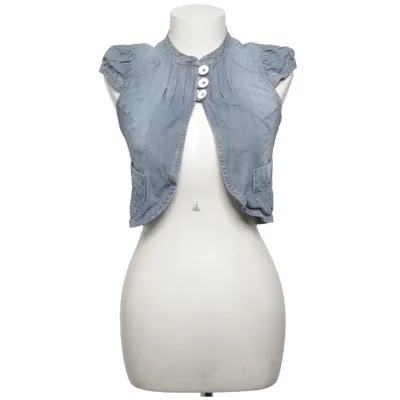 Spijker gilet (Blauw) van Sweet Sugar Katoen, Elastaan