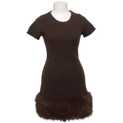 Klänning (Brun) från Zara Akryl, Polyester