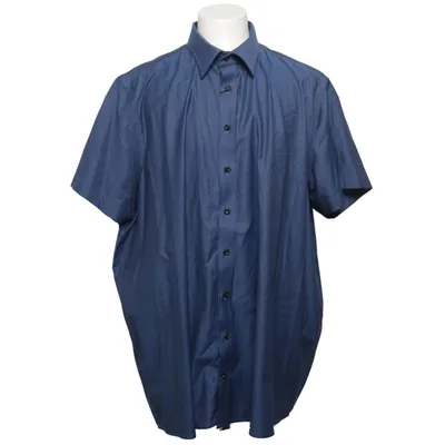 Chemise à manches courtes (Bleu) de Tailor Store Coton, Élasthane