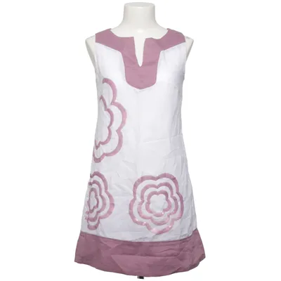 Dress (White, Purple) from Sweet Miss Cotton, Linen