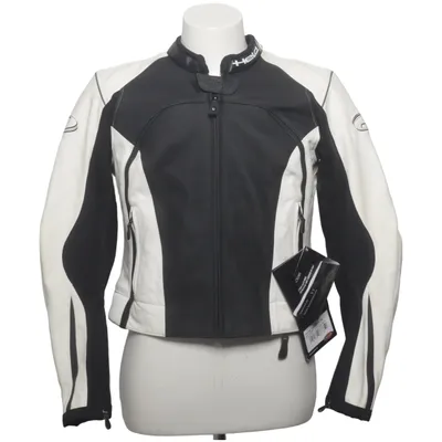Motorcycle jacket (Black, White) from Held Aramid, Elastane, Leather, Polyamide, Polyester