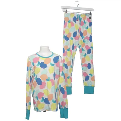 Pyjama (Weiß, Mehrfarbig) von Polarn O. Pyret Elasthan, Bio-Baumwolle