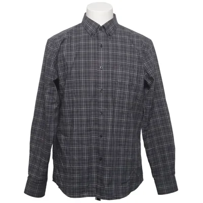 Chemise en flanelle (Gris, Noir) de Uniqlo Coton
