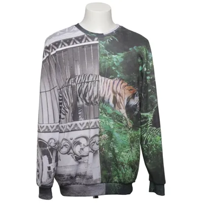 Sweatshirt (Green, Gray, Multicolored) from Mr Gugu & Miss Go Polyester
