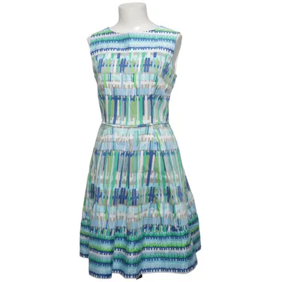 Robe (Bleu, Vert, Blanc) de Dressbarn Coton, Élasthane, Polyester