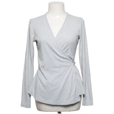 Cardigan cache-cœur (Gris) de Chiara Forthi Élasthane, Polyester, Laine
