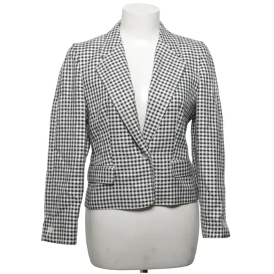 Blazer (Blue, White) from Hucke Viscose, Wool