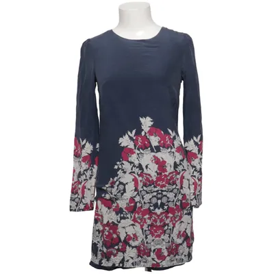 Kleid (Blau, Rot, Weiß) von Warehouse Polyester, Seide