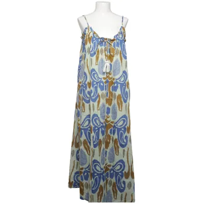 Maxi dress (Blue, Brown, Multicolored) from Goa Cotton