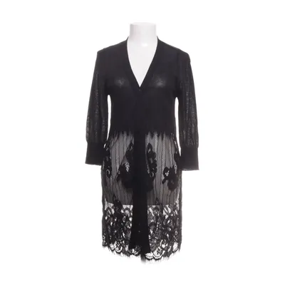 Cardigan (Black) from Sandro Ferrone Nylon, Polyester, Viscose