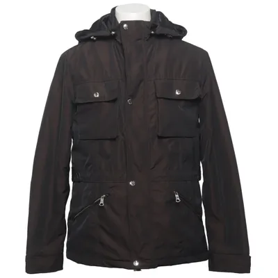 Parka (Zwart) van Zara Man Polyester, Viscose