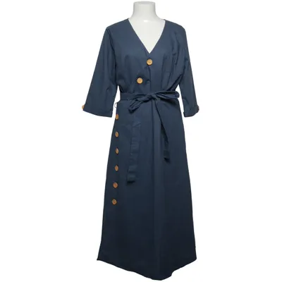 Wrap dress (Blue) from Collectif Vintage