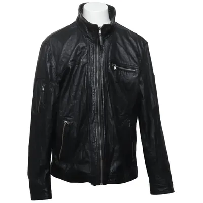 Veste en cuir (Noir) de Otto Kern Cuir, Polyester